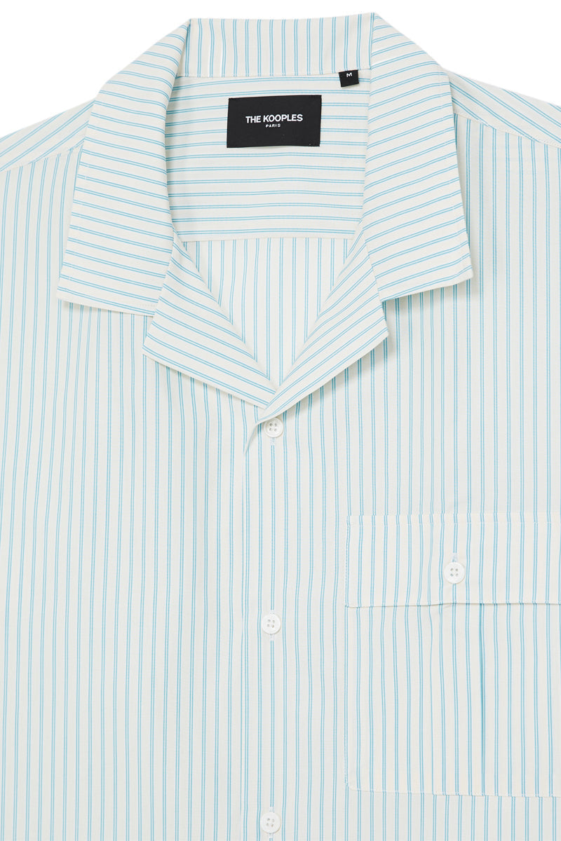 The Kooples - Camisa Crudo Y Turquesa - Hombre