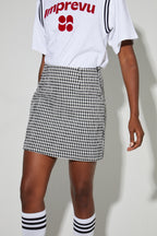 Minifalda Odile Vichy, hecha en Italia