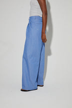Astrid Éclat Blue Pants, Made In Italy