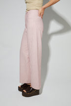 Malou Pants, Red Embossed Stripes Made In Italy