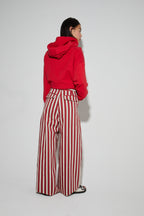 Rio Riviera Red Trousers Made In Italy
