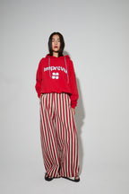 Rio Riviera Red Trousers Made In Italy