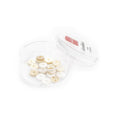 20 Perles Intercalaires Rondelles Heishi En Nacre Véritable - 6 Mm