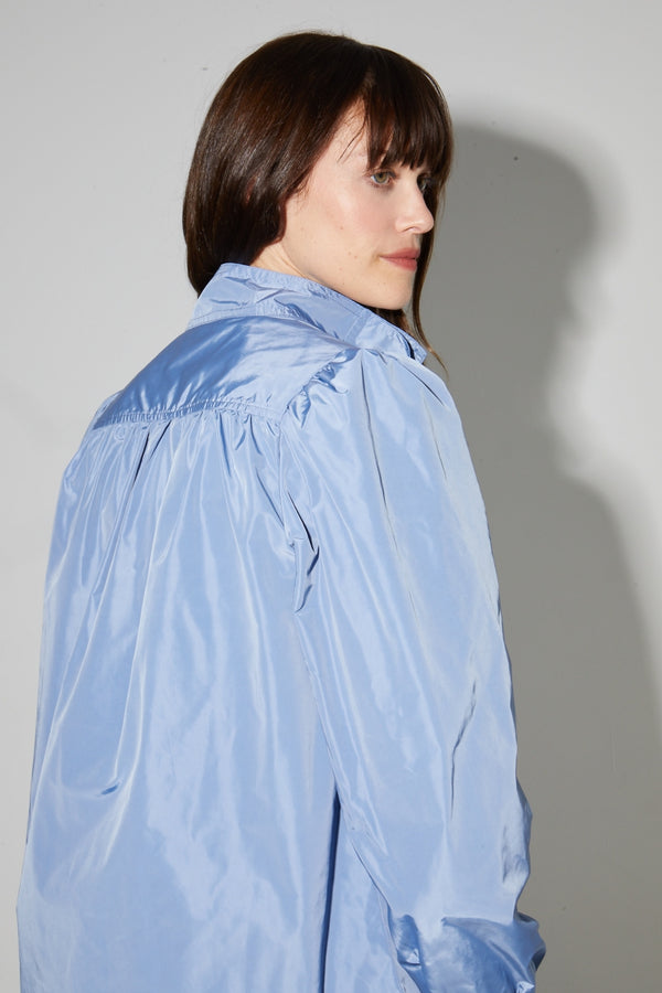 Parka Liv Denim Azul, Hecha En Italia