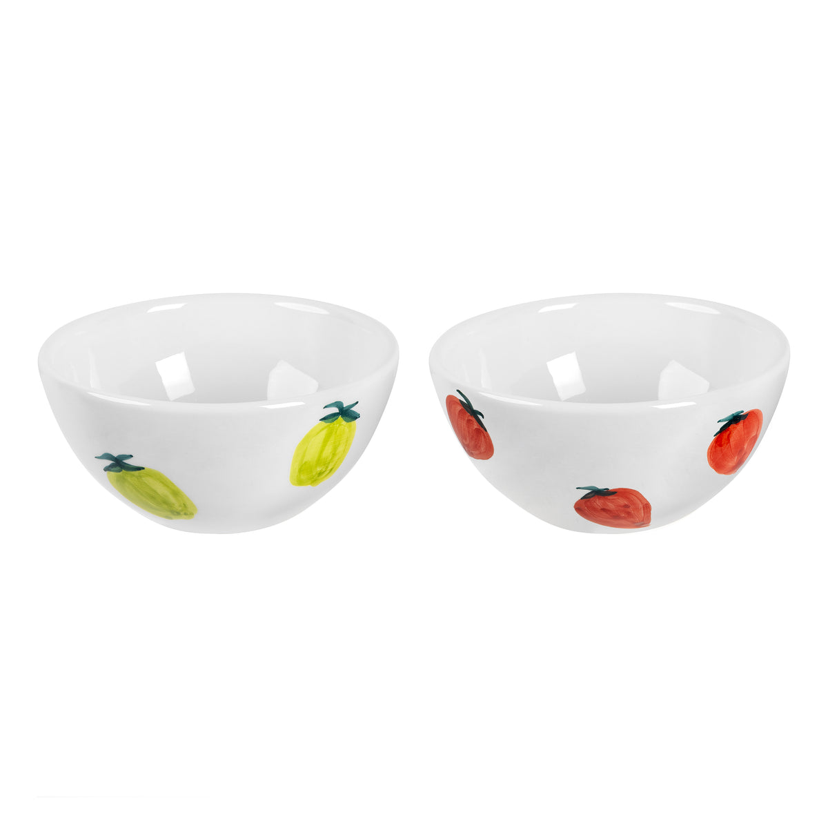 Set 2 Ciotole In Ceramica - Multicolore