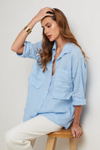 Chemise - Ciel - Femme