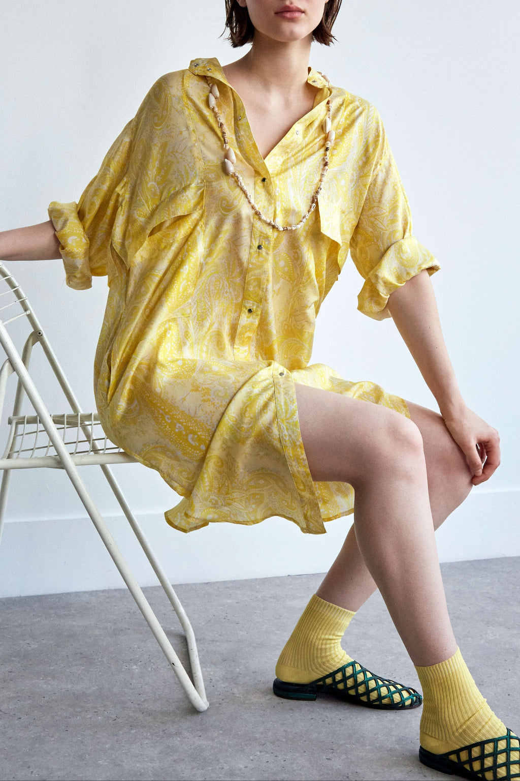 Robe Wake Paisley - print DENIM