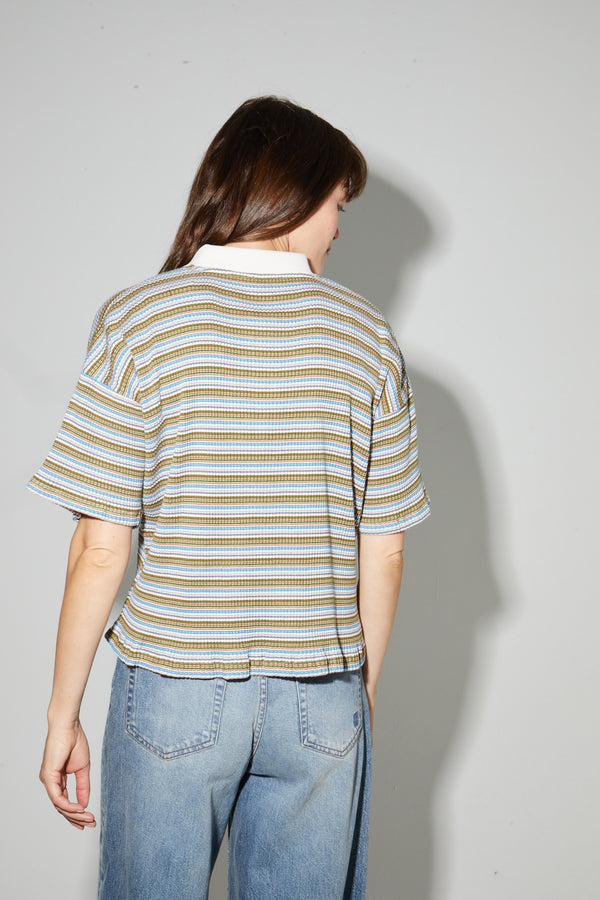 Polo Shirt Ralphy A  Rayures Multi Fabriqué Au Portugal