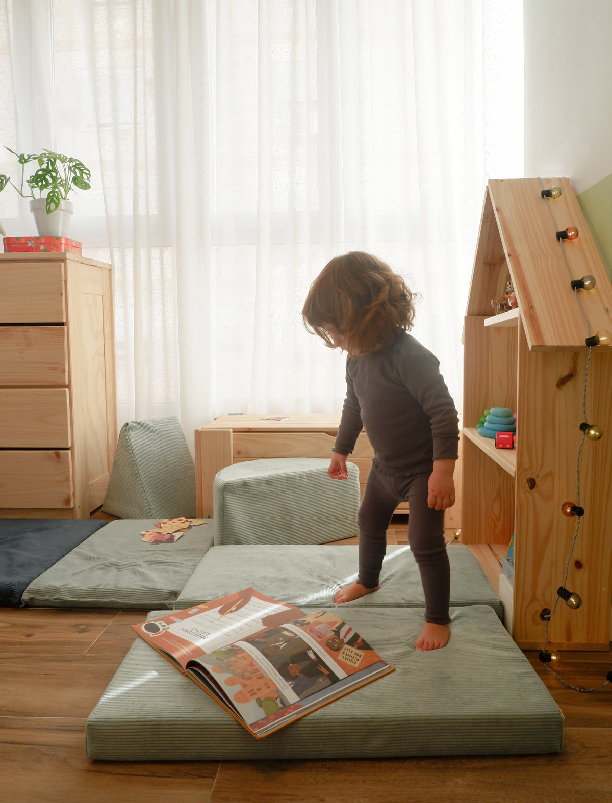 Blocco psicomotorio Montessori Arco - Acquamarina