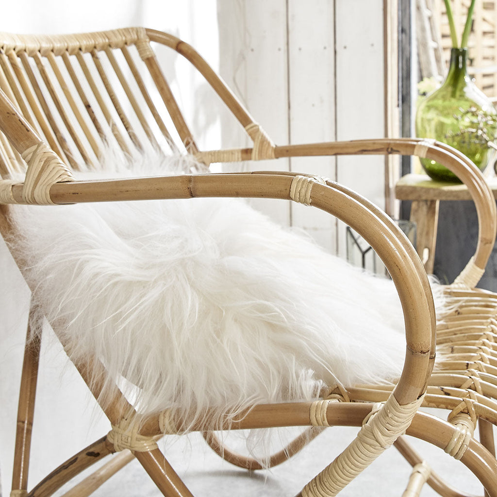Paola - Hyggelig lænestol - Rattan - Natur