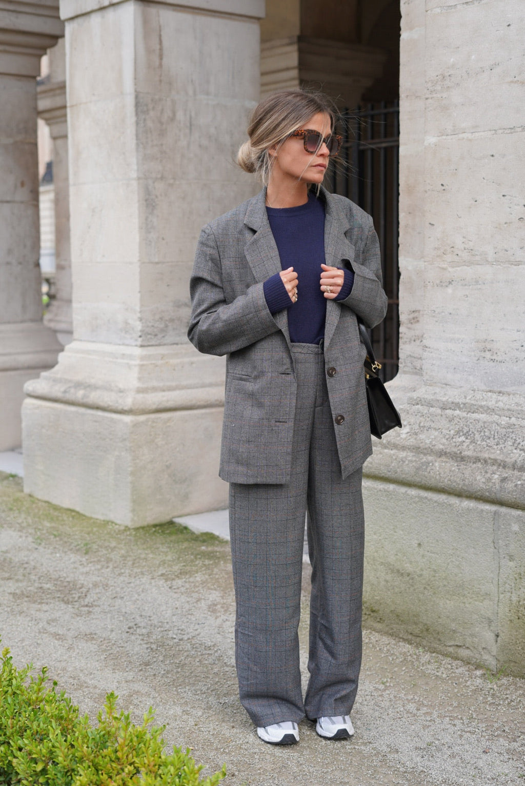 Blazer Rémi Carreaux Gris