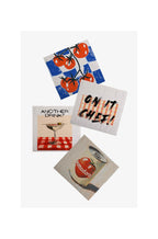 Set De 4 Serviettes Carrées En Tissu Pour Cocktail - Chef - Multicolore