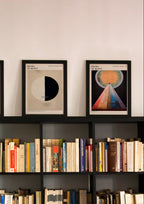 Really Nice Things - Black Molding Frame 40X30 - Hilma 6 - Multicolor