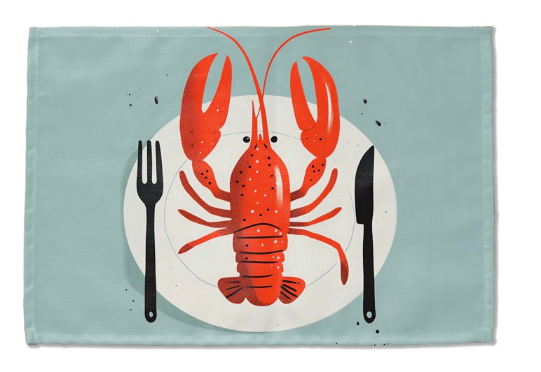 Set De 2 Tapis Individuels - Seafood - Multicolore