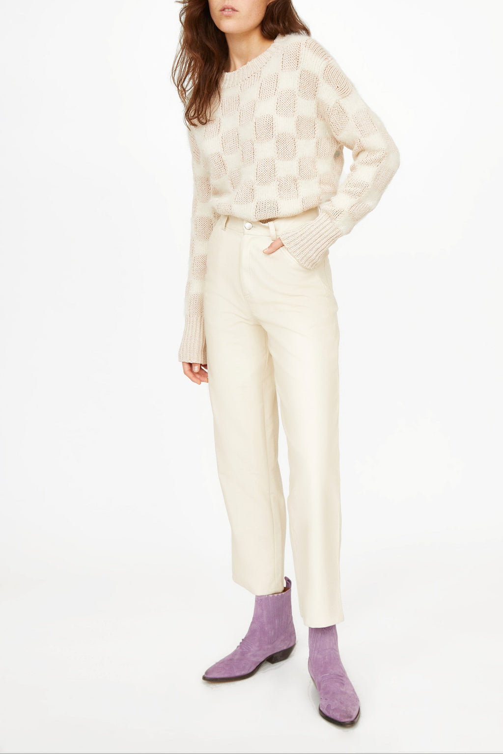 Hally Record Trousers CHALK