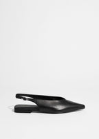 Ballerines Leone Slingback - Noires