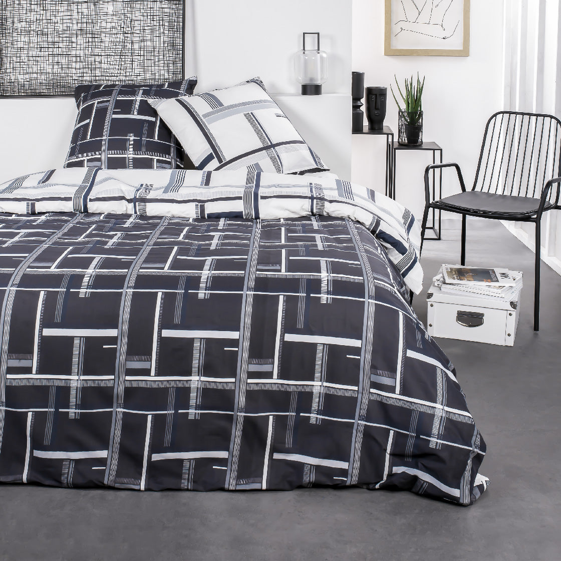 Sunshine - Juego De Cama Estampado 7.11 - Negro