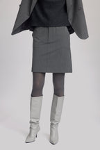 Jupe Joellegz Mel. Pinstripe Mw
