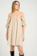 Vestido Elarahgz Linen Short Noos
