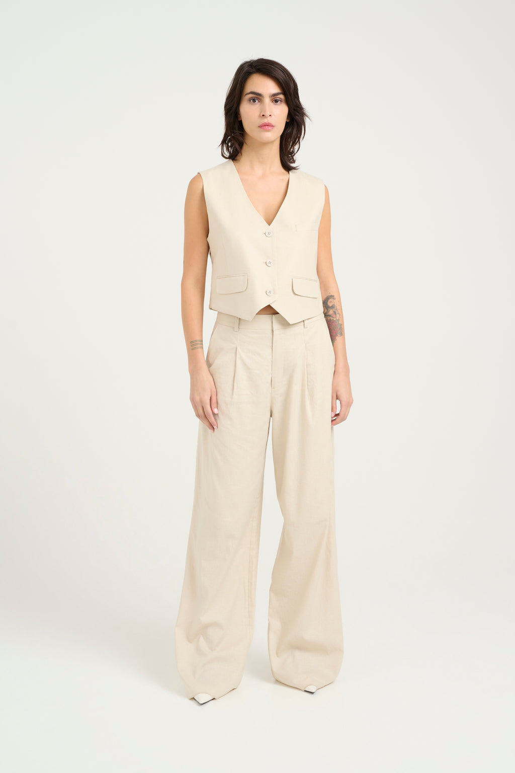Gilet Elarahgz Linen Noos