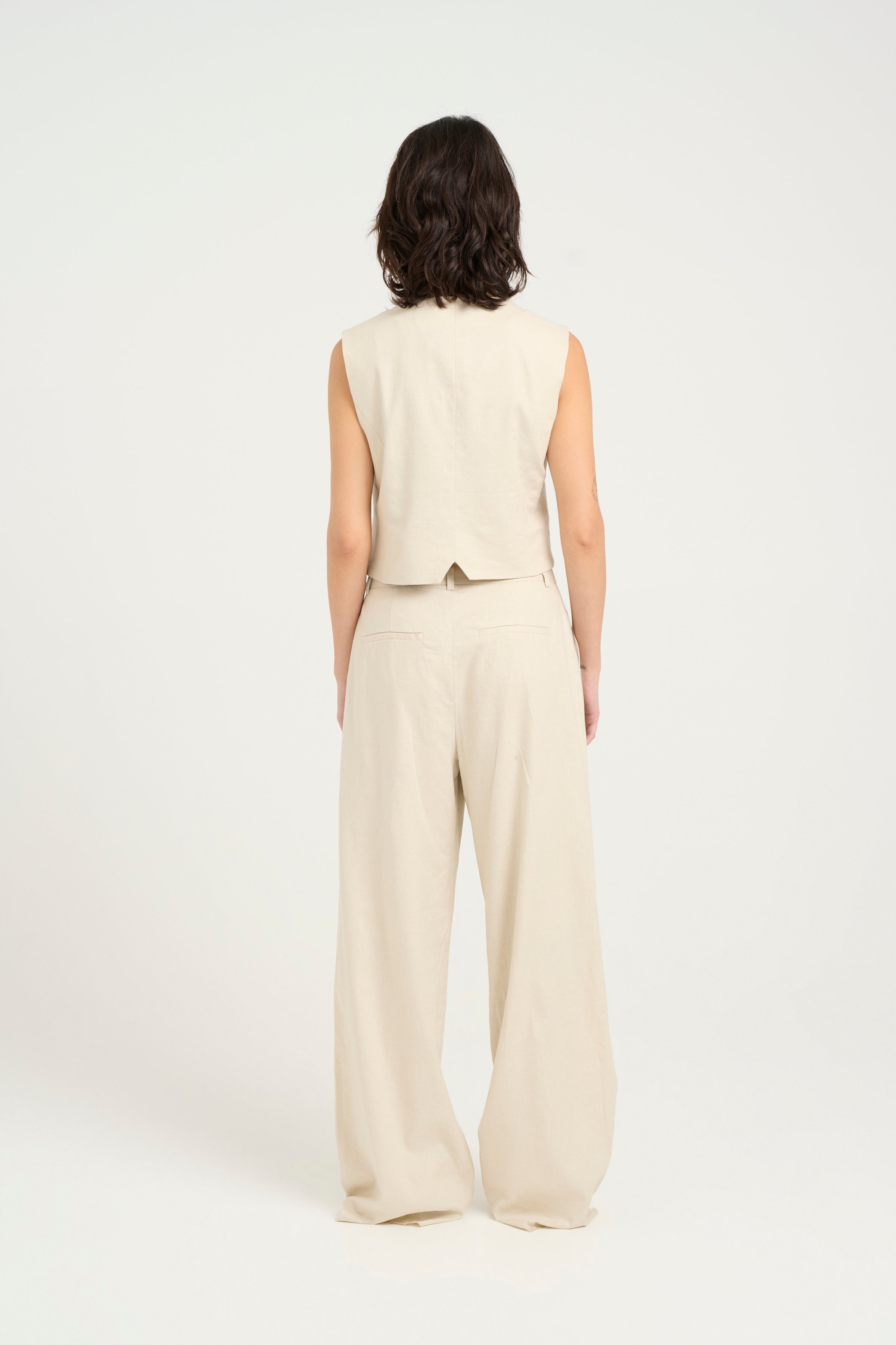 Gilet Elarahgz Linen Noos