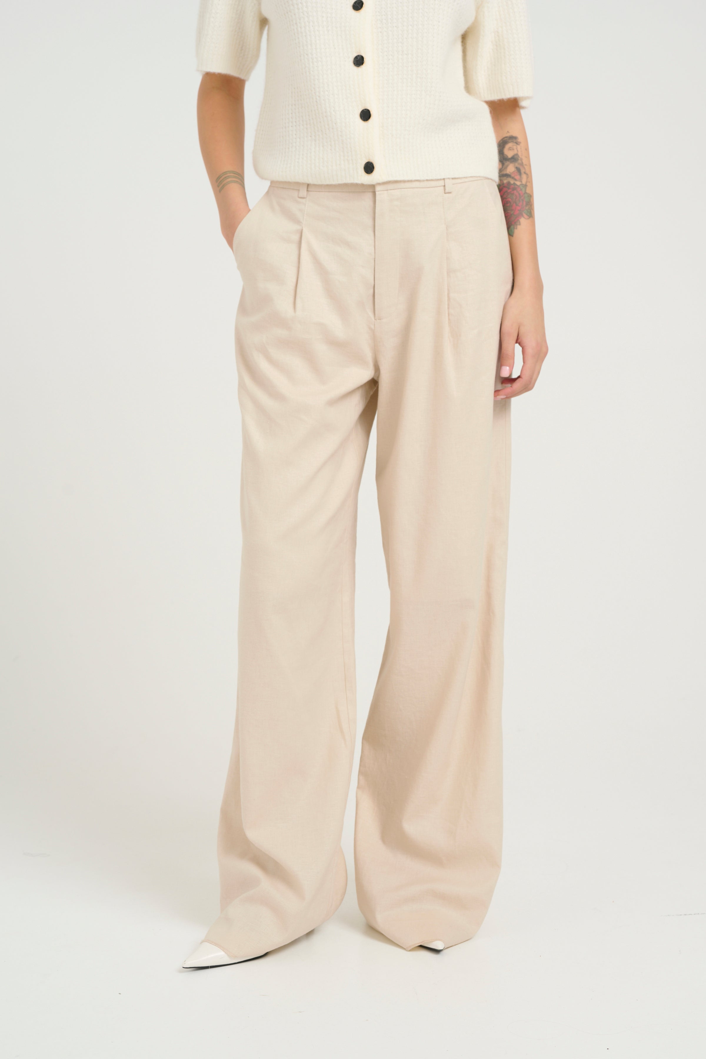Pantalón Elarahgz Linen Hw Noos