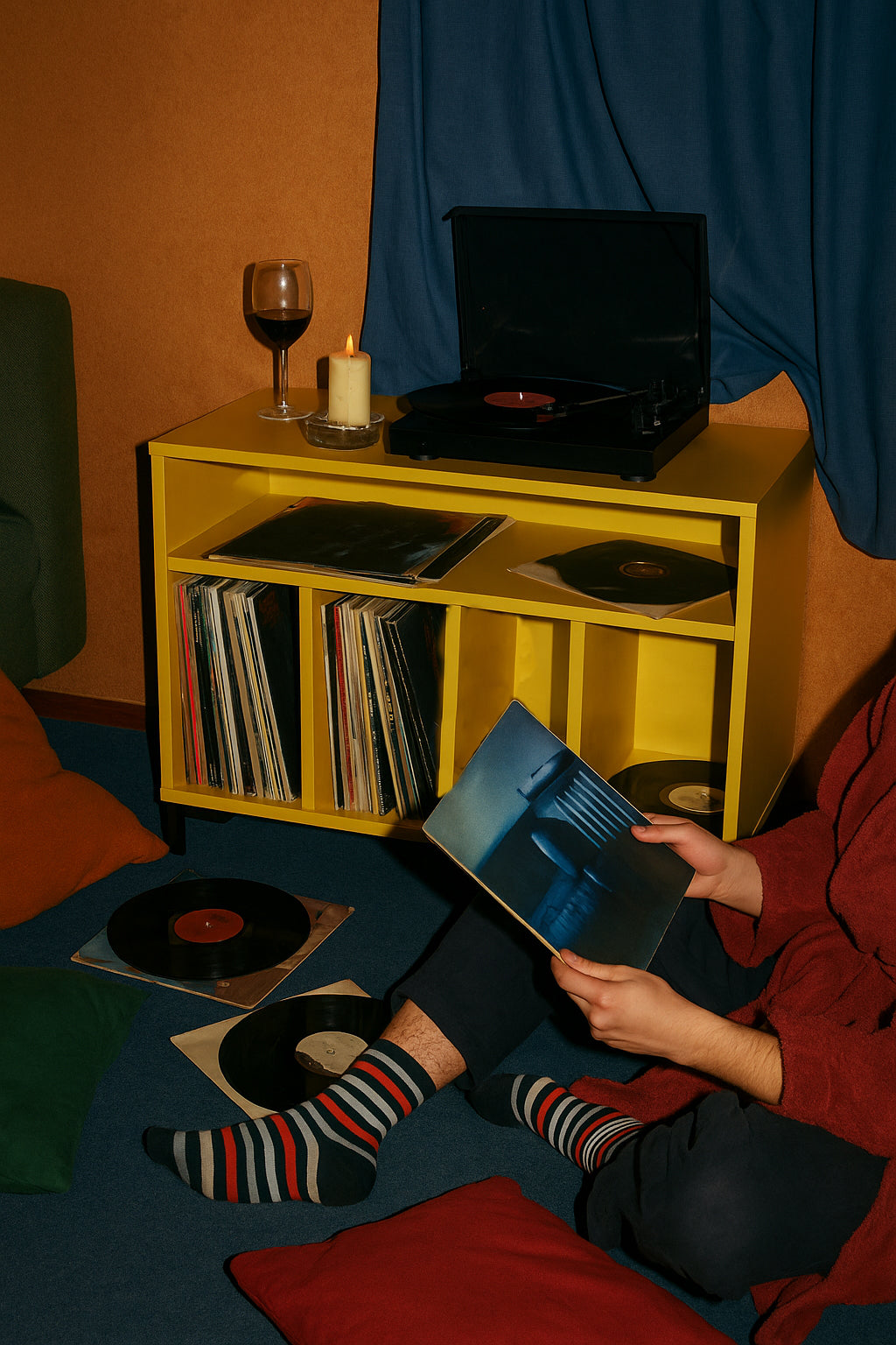 “Bowie” Vinyl Furniture – Yellow