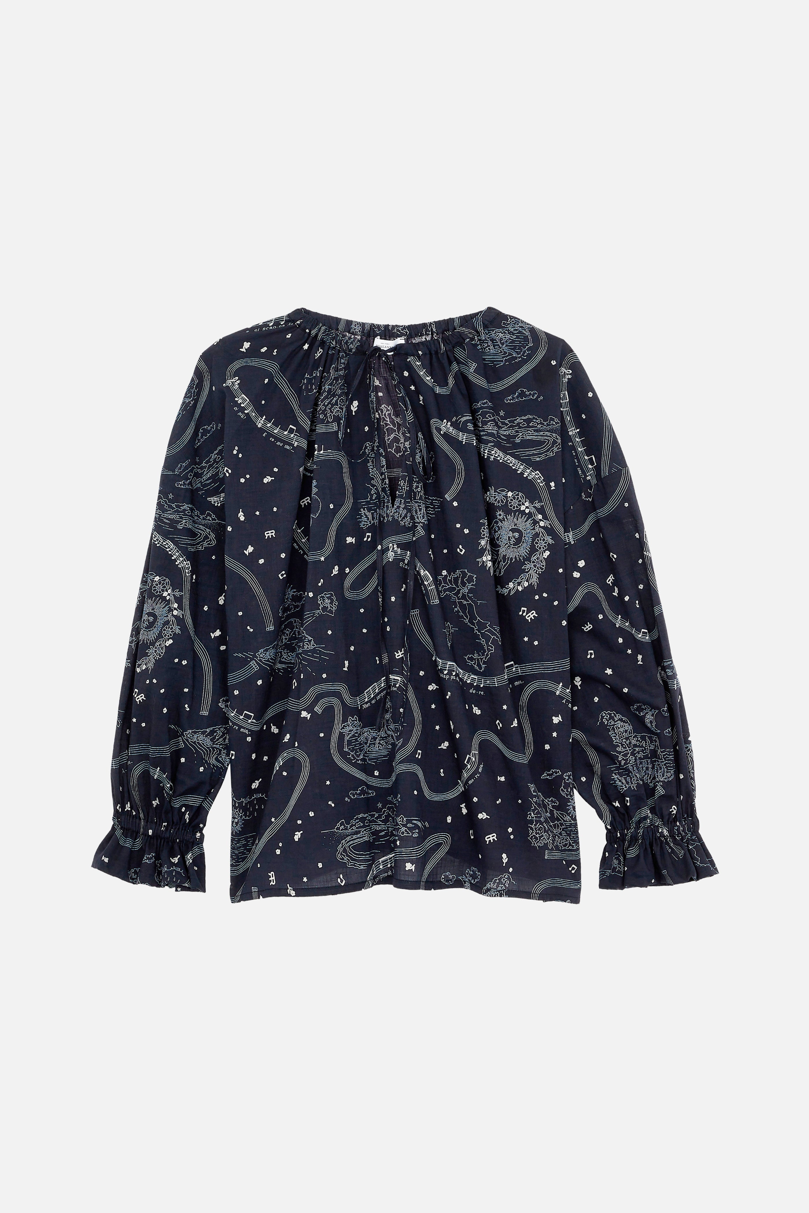 Ava Lucio NAVY Blouse