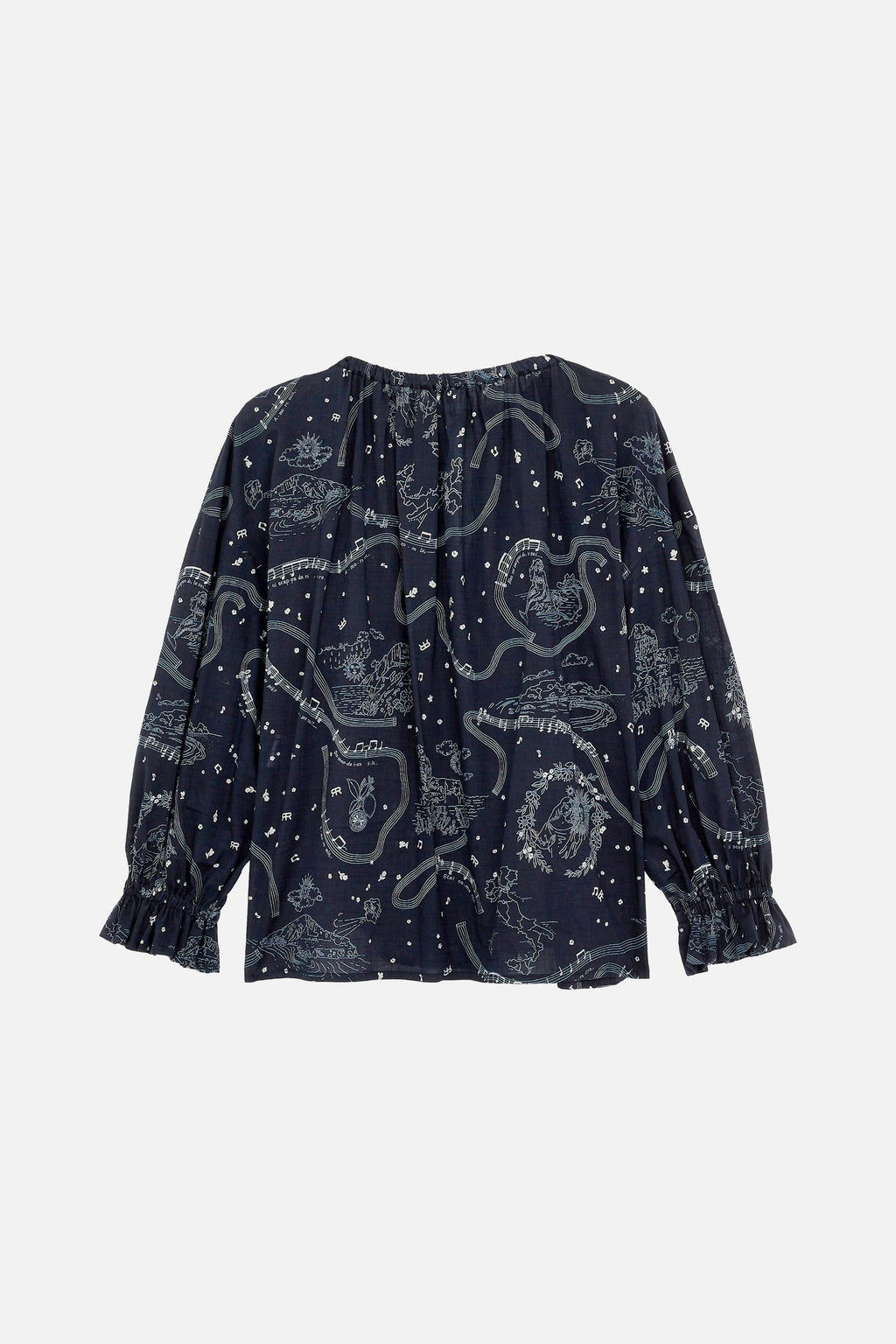 Ava Lucio NAVY Blouse