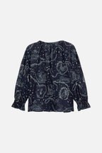 Ava Lucio NAVY Blouse