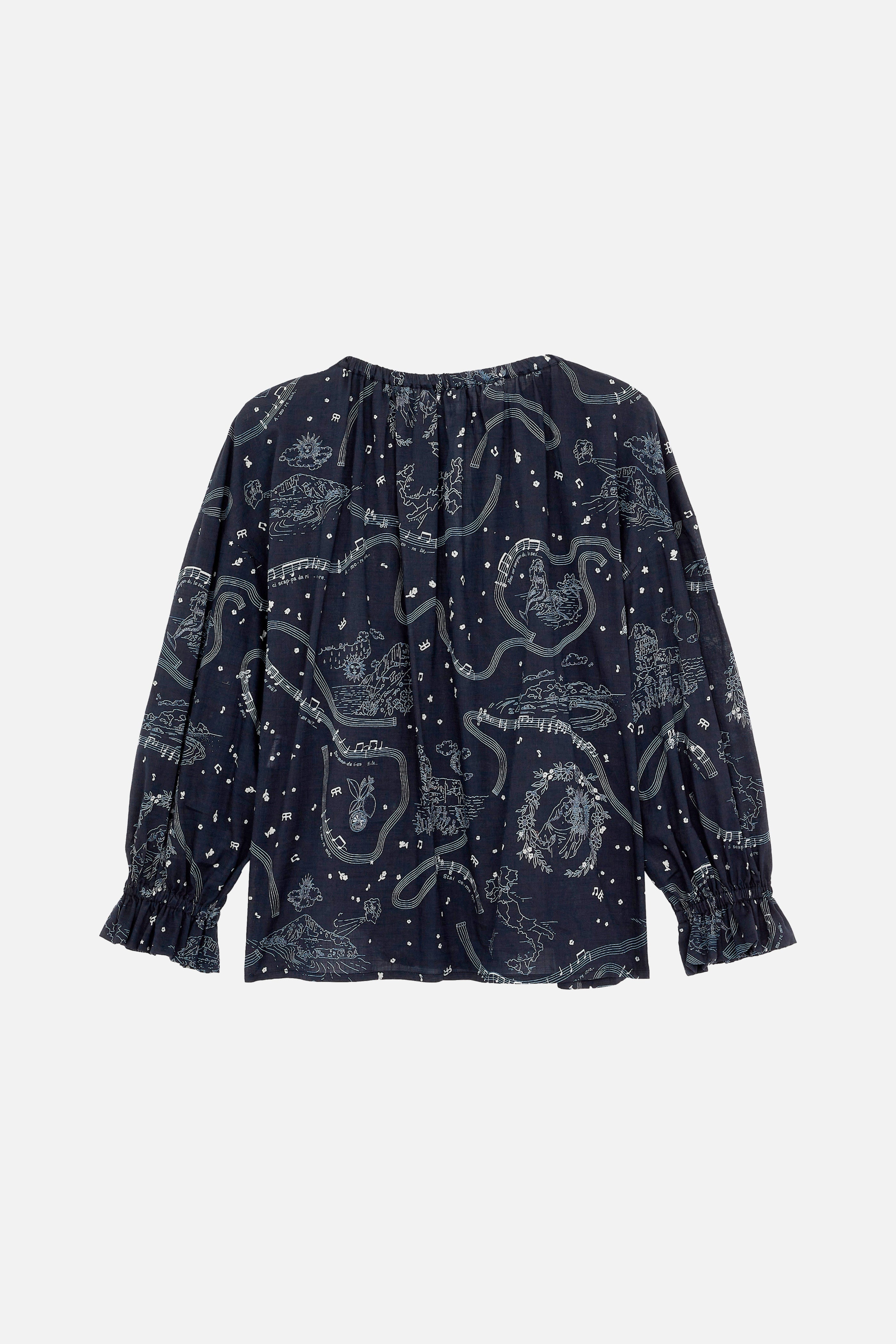 Ava Lucio NAVY Blouse