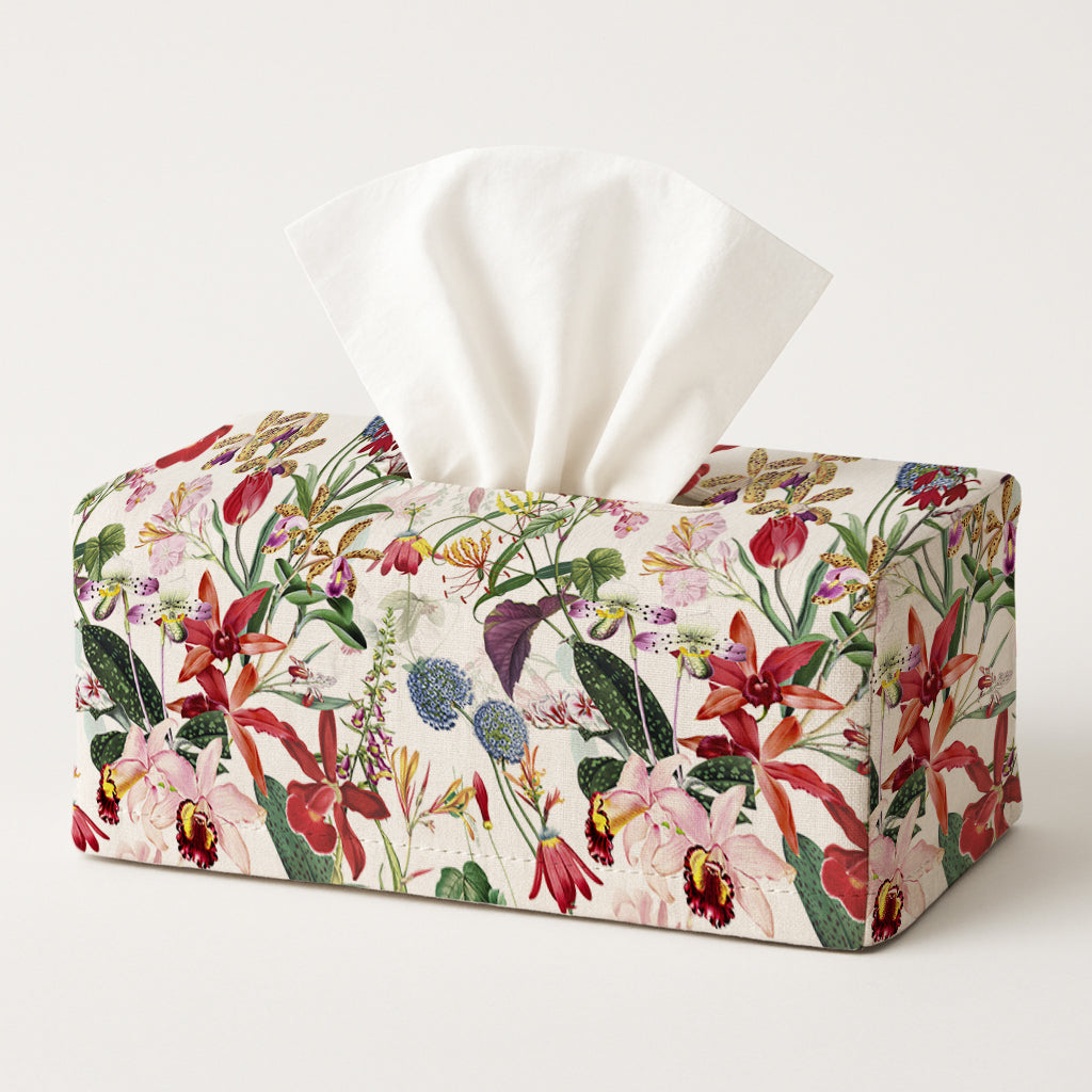 Enma Exotic Orchid Blanket - Multicolour