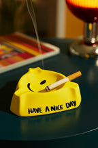 Retro Ashtray No. 1 Have A Nice Day - Multicoloured