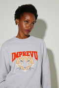 Broderet Eddie-sweatshirt, fremstillet i Portugal - Tiger