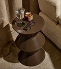 Coleman Bedsite Table And Stool - Chocolate