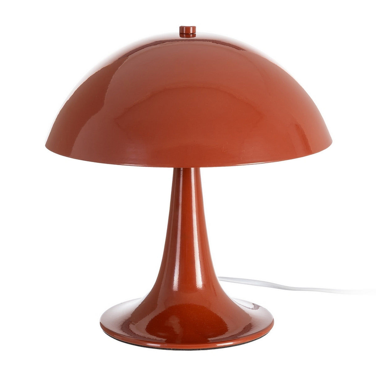 Lámpara De Mesa Vintage De Metal Palmer - Roja