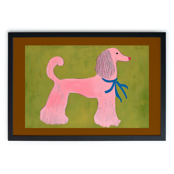 Cadre Moulure Noire 60X40 "Madame Fifi"