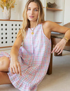 Multi Gingham Pypa Dress