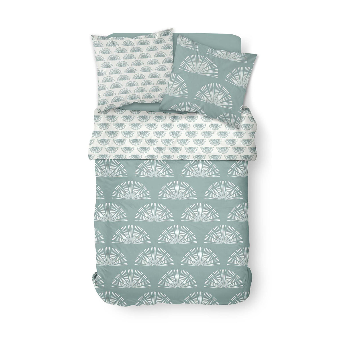 Bed Set - Flannel - Green