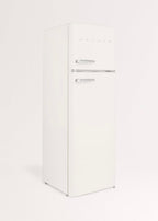 Fridge Stylance Top 246L - Réfrigérateur Combiné Style Rétro - Blanc Cassé