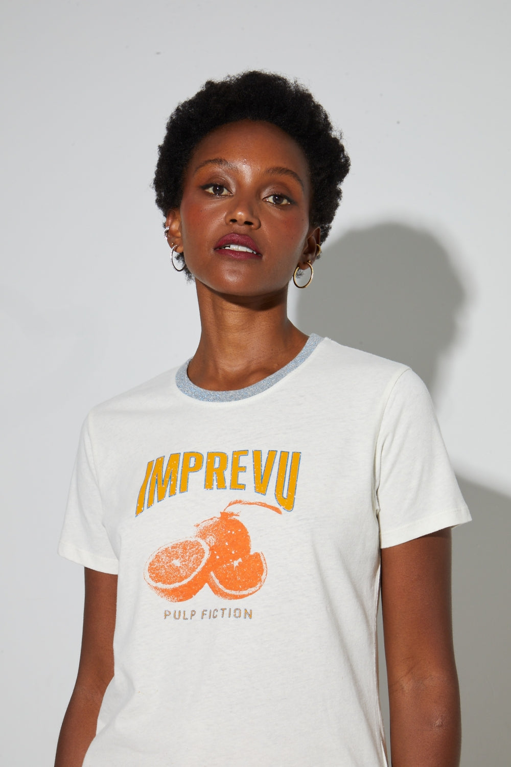 Camiseta Fred Pulp Fiction En Lino De Algodón Hecha En Portugal