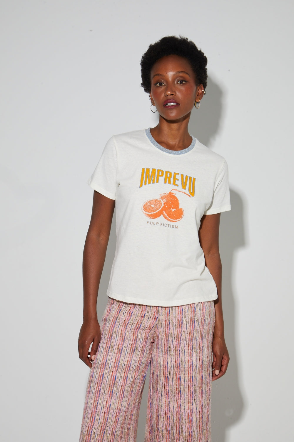 Camiseta Fred Pulp Fiction En Lino De Algodón Hecha En Portugal