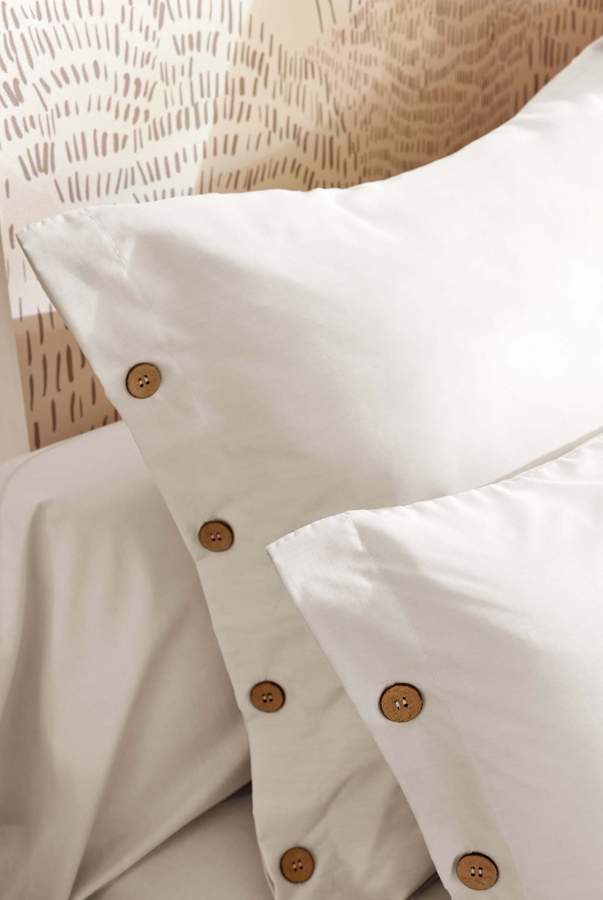 Perrine - Funda De Almohada - Percal Liso - Chantilly