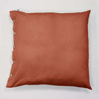 Perrine - Funda De Almohada - Percal Liso - Teja