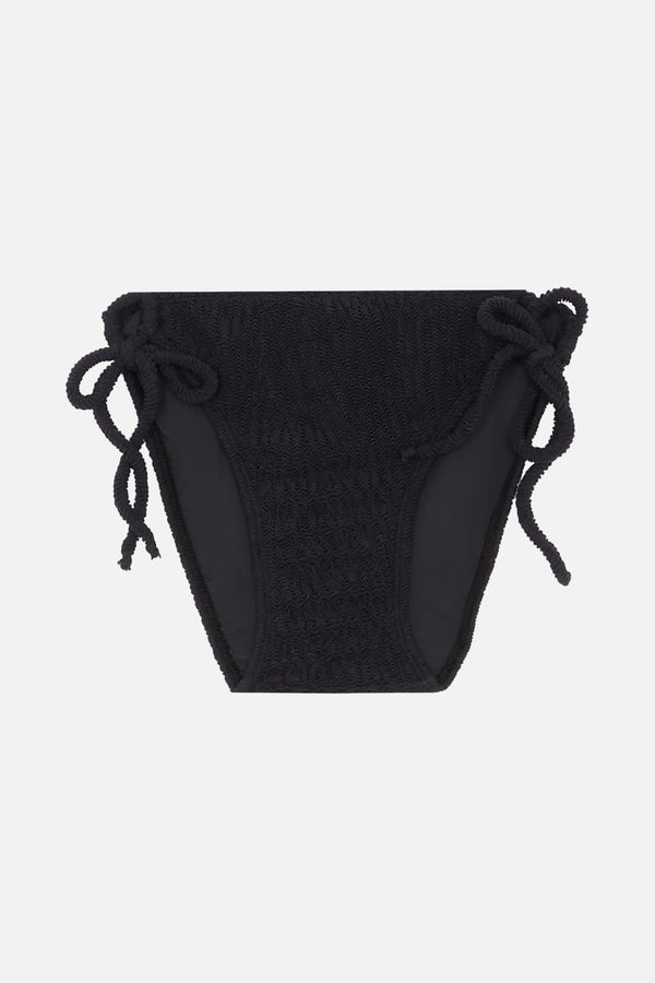 Parte inferior de bañador Wood Gaufre NEGRO