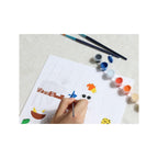 Coffret Peinture Au Numéro - Petit Pinceau - La Fille Aux Chats Par Guillaume Denaudhome