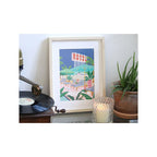 Coffret Peinture Au Numéro - Petit Pinceau - The Motel Pool Par Jessica Smith