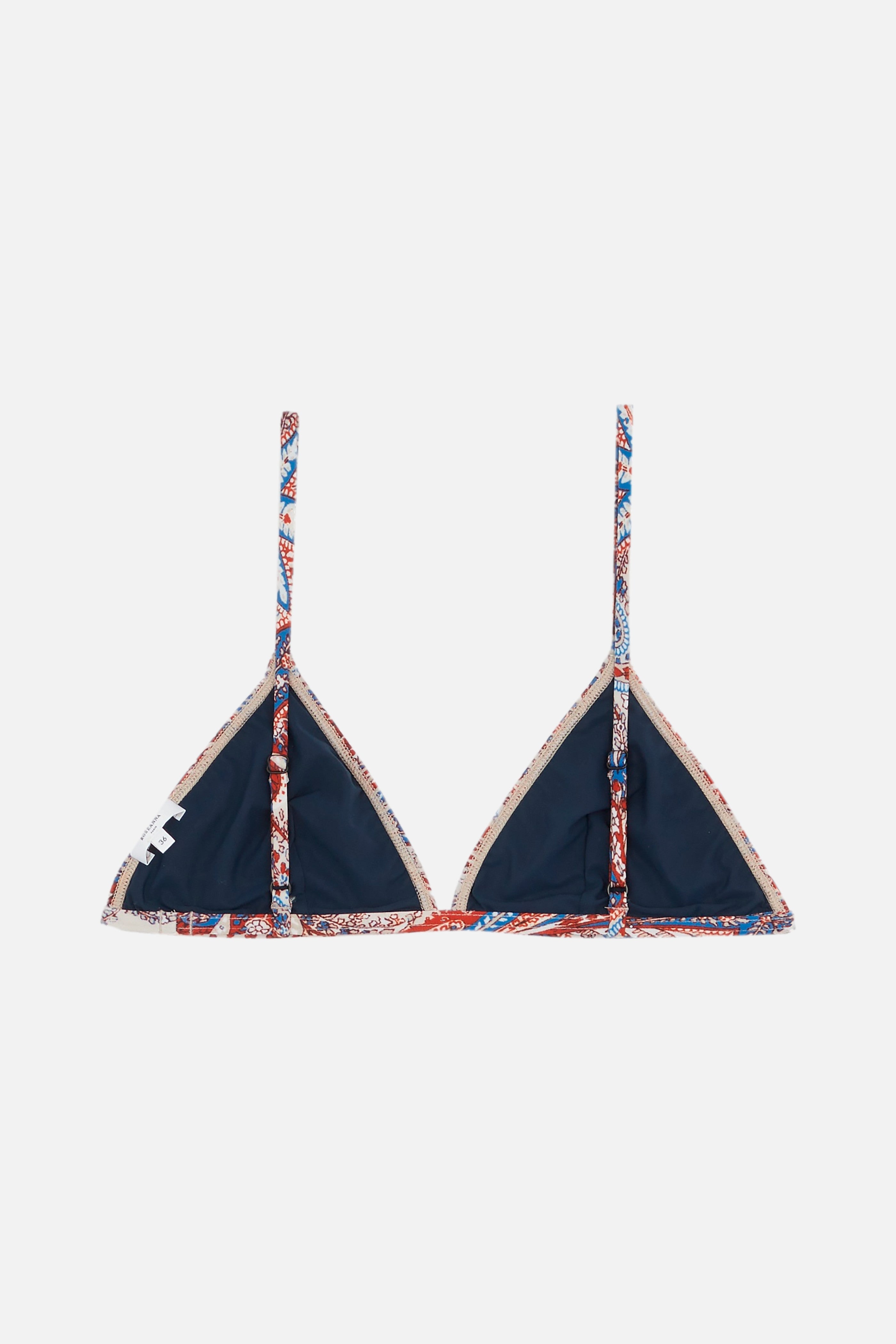 Music Paisley DENIM Bikini Top