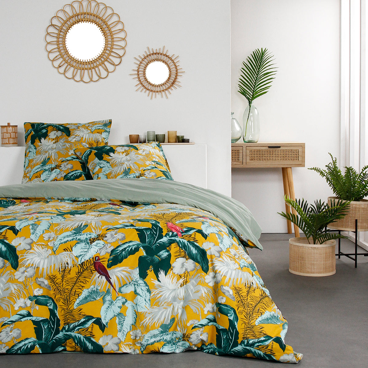 Sunshine - Juego De Cama Estampado 8.54 - Ocre