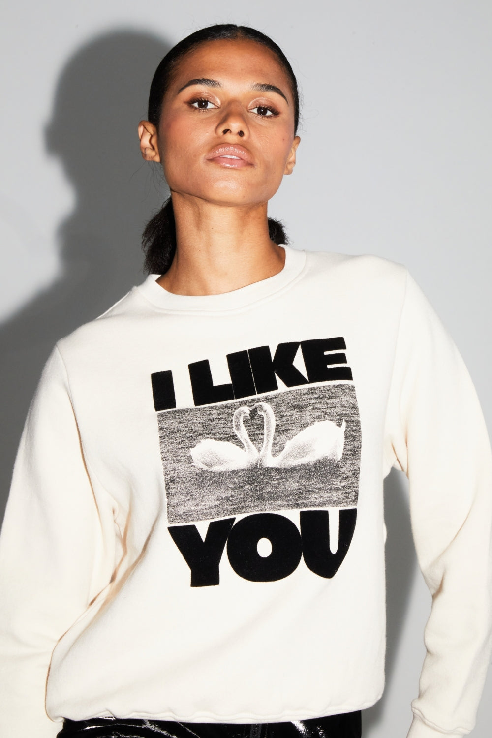 Sudadera Eddie I Like You Fabricada En Portugal - Blanco